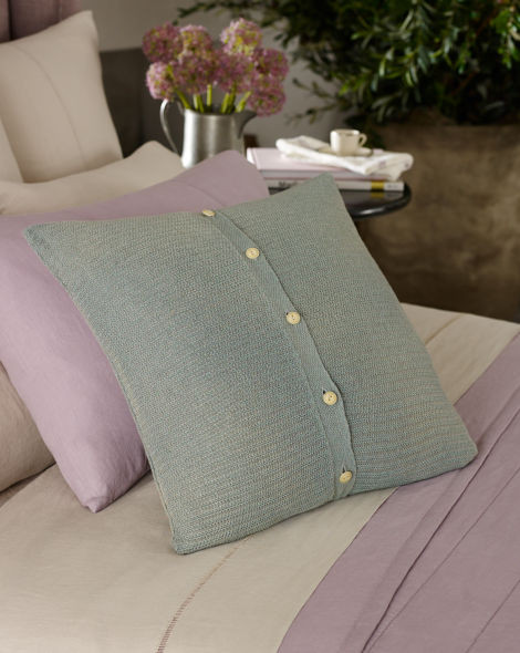 Ralph Lauren Martine Throw Pillow ile saint louis 20 x 20 Dark Cypress New