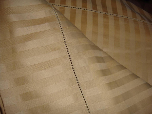 Pratesi Italy Raso Crema Queen Duvet Cover Set Gold New