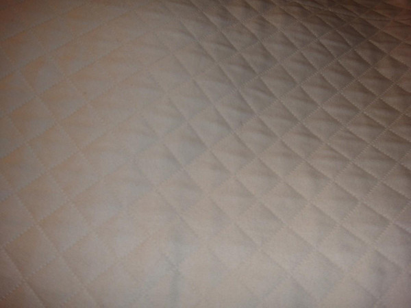 Sferra Bari Diamond Pique White Full Queen Blanket Cover set New