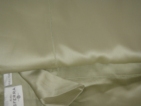 Sferra Giotto Celadon Queen Sheet Set New 