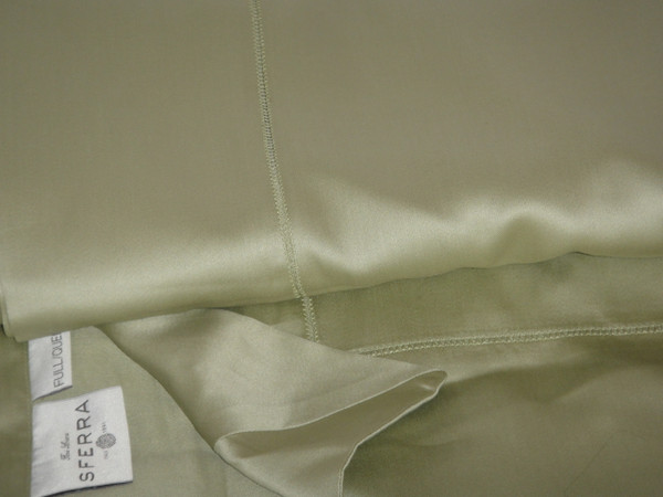 Sferra Giotto Celadon Queen Sheet Set New 