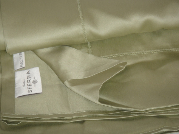 Sferra Giotto Celadon Queen Sheet Set New 