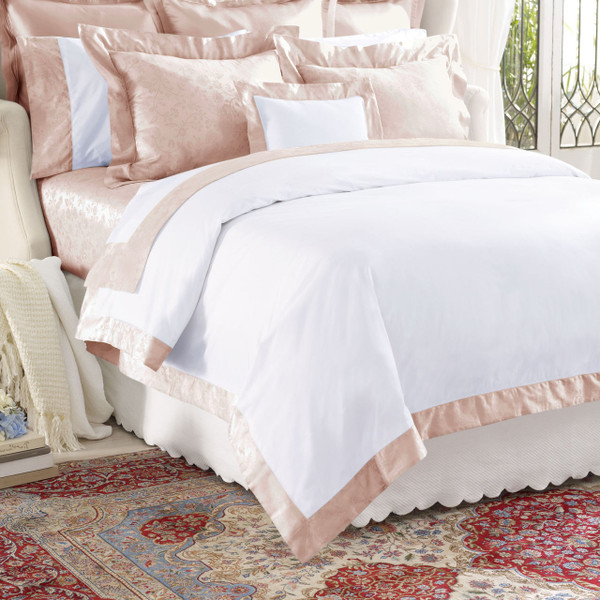 Ralph Lauren Ashmont Cuff Jacquard  9PC Queen Duvet Cover Set New