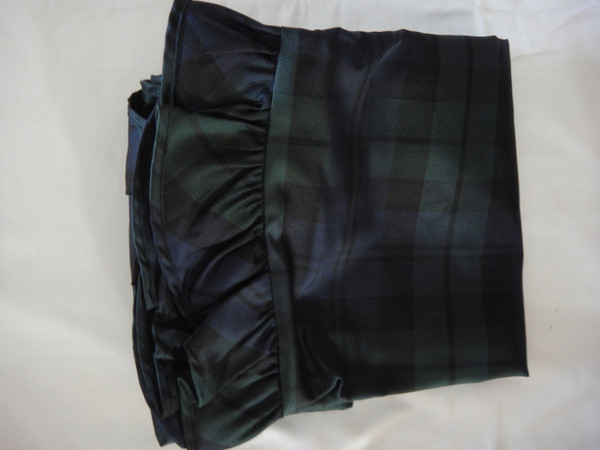 Ralph Lauren Blackwatch 100% Silk  Nightspread & Euro Shams New 