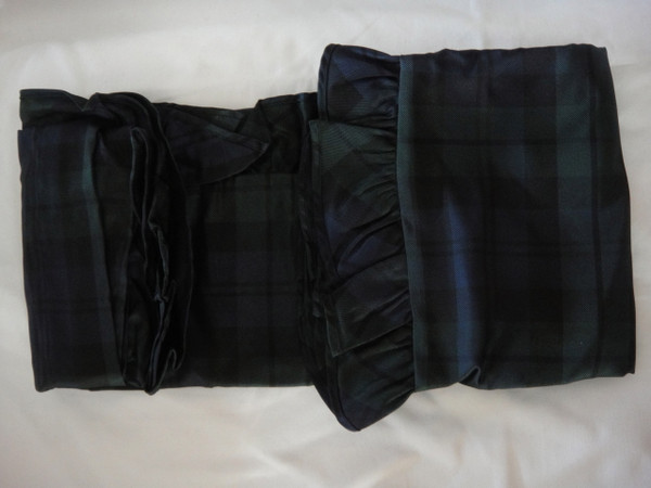 Ralph Lauren Blackwatch 100% Silk  Nightspread & Euro Shams New 