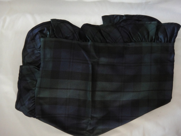 Ralph Lauren Blackwatch 100% Silk  Nightspread & Euro Shams New 