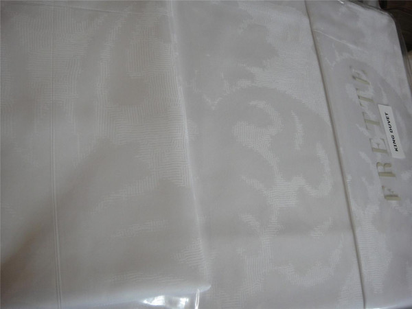 Frette Odissea  Arredo King 7P  Duvet & King w/Fitted Sheet Set White /White New