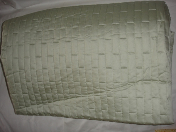 Sferra Sesto Leaf Green Full/ Queen Quilt Blanket  Cover Set New 