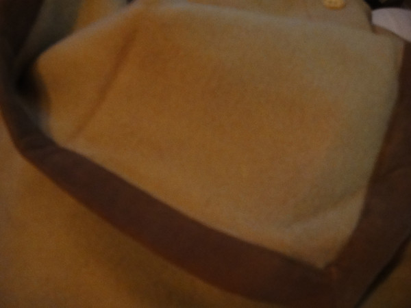 Ralph Lauren Austyn Cashmere Euro Sham Camel Brown Border New 