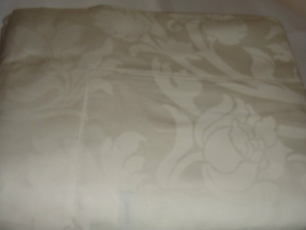 Sferra Vinetti Full Queen Duvet Cover Ivory New 