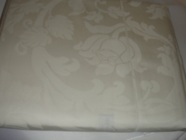 Sferra Vinetti Full Queen Duvet Cover Ivory New 