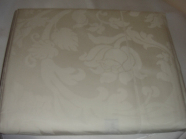 Sferra Vinetti Full Queen Duvet Cover Ivory New 