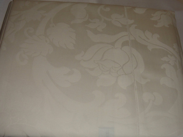 Sferra Vinetti Full Queen Duvet Cover Ivory New 