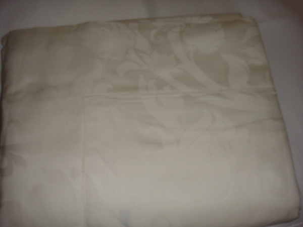 Sferra Vinetti Full Queen Duvet Cover Ivory New 