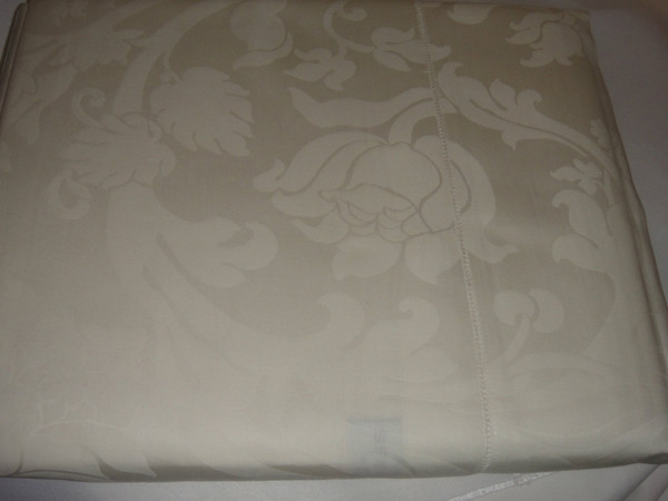 Sferra Vinetti Full Queen Duvet Cover Ivory New 