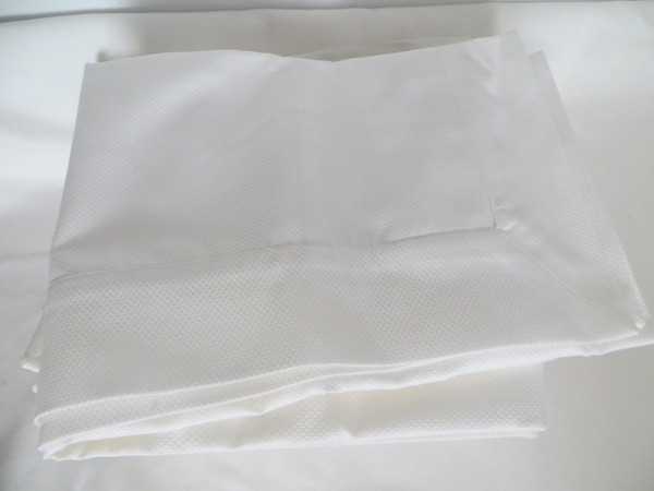 Ralph Lauren Beau Pique White King Duvet Cover Set