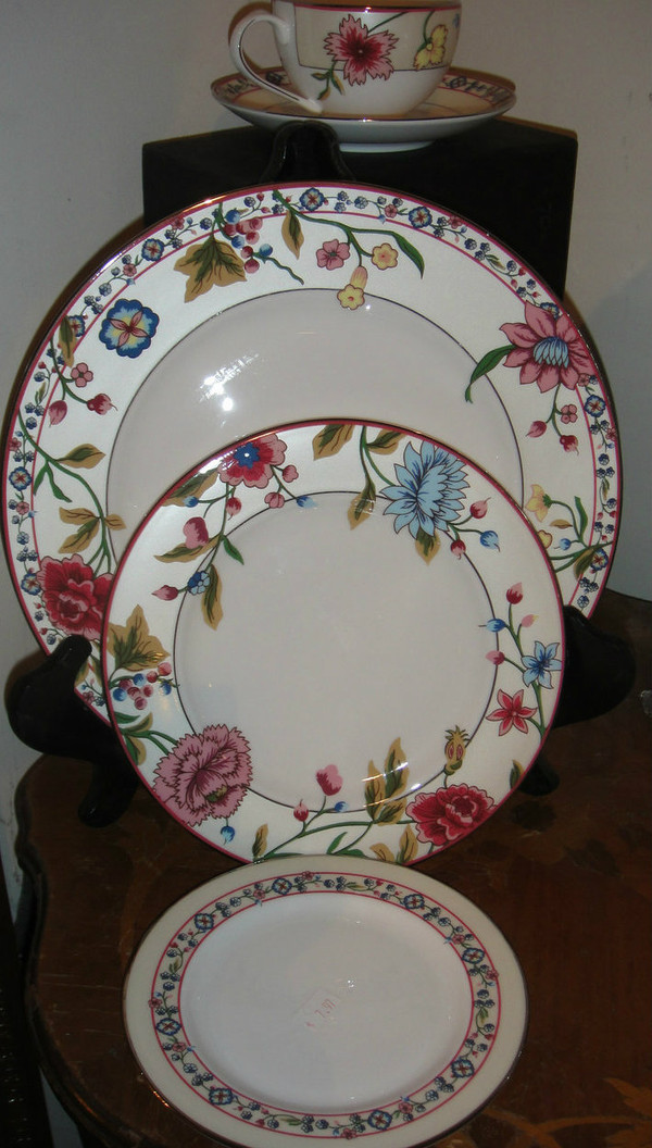 Lenox Scalamandre Bouvier 5pc place Setting New