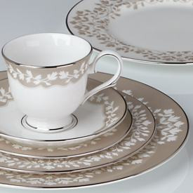 Lenox Nature's Vows Bone China 5-Piece Dinnerware Made in USA