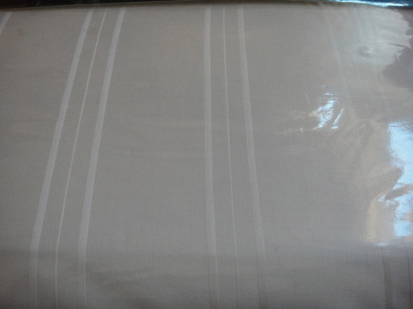 Ralph Lauren Julien Stripe Ivory Queen Duvet cover Set New 