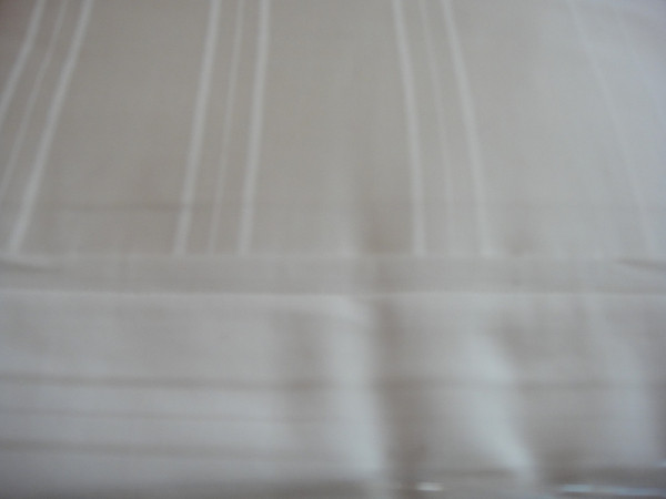 Ralph Lauren Julien Stripe Ivory Queen Duvet cover Set New 