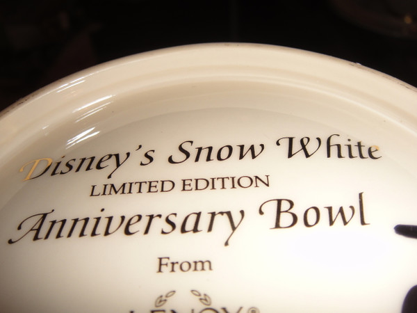 Disney's Snow White Limited Edition Anniversary Bowl By Lenox