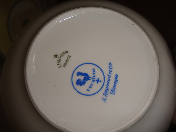 A. Raynaud et Cie Limoges France Ceralene "Directorie" Dinnerware for 8