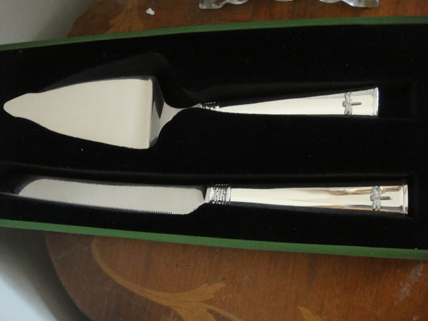 Kate Spade June Lane 2PC Silverplate Dessert Set 