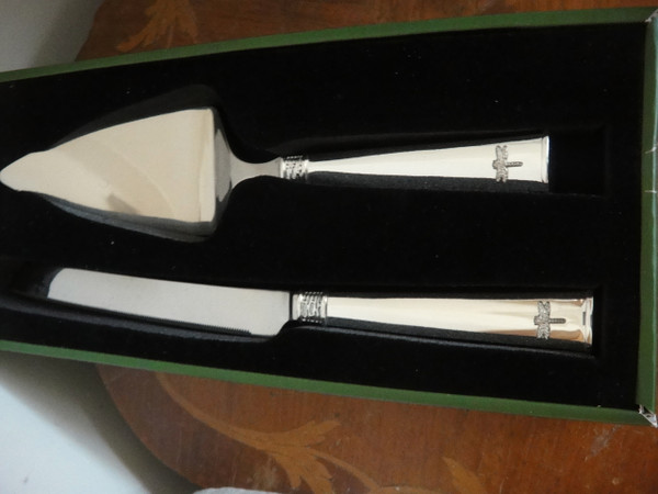 Kate Spade June Lane 2PC Silverplate Dessert Set 