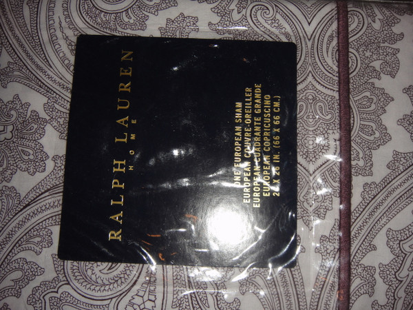 Ralph Lauren Brentwood Bordeaux Paisley King Sheet Set 