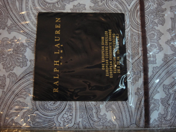 Ralph Lauren Brentwood Bordeaux Paisley King Sheet Set 