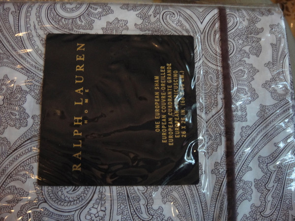 Ralph Lauren Brentwood Bordeaux Paisley King Sheet Set 