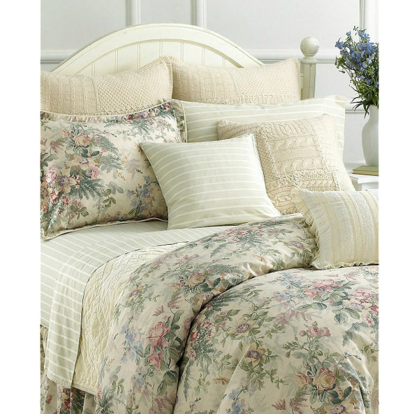 Ralph Lauren Winter Garden Pastel Floral King Duvet Cover 13PC Set