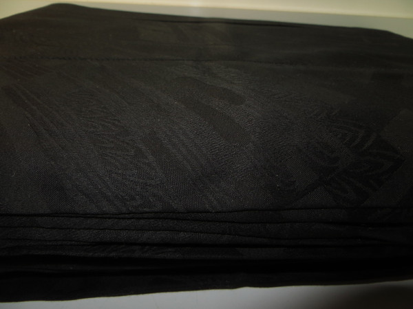 Sferra Lauren Shanghai  Luxe Josephine Black King Sheet Set 