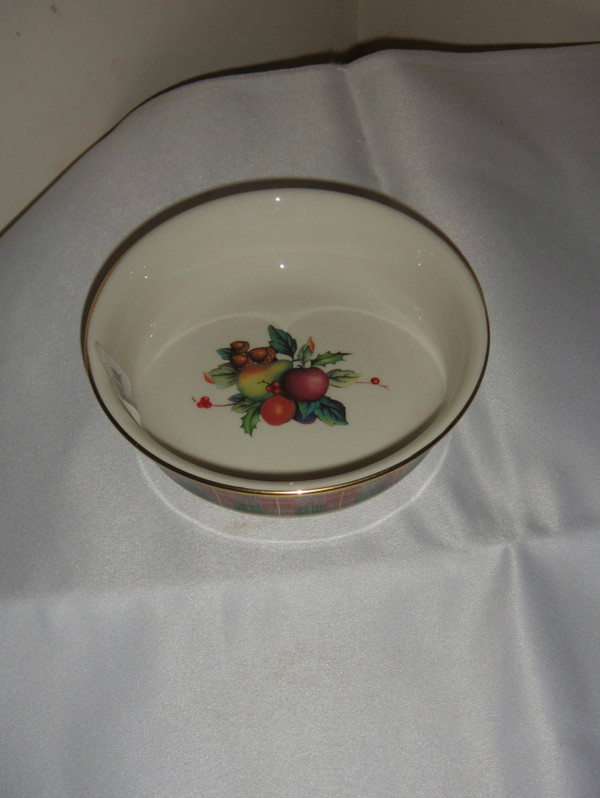Holiday Tartan Fruit Bowl by Lenox