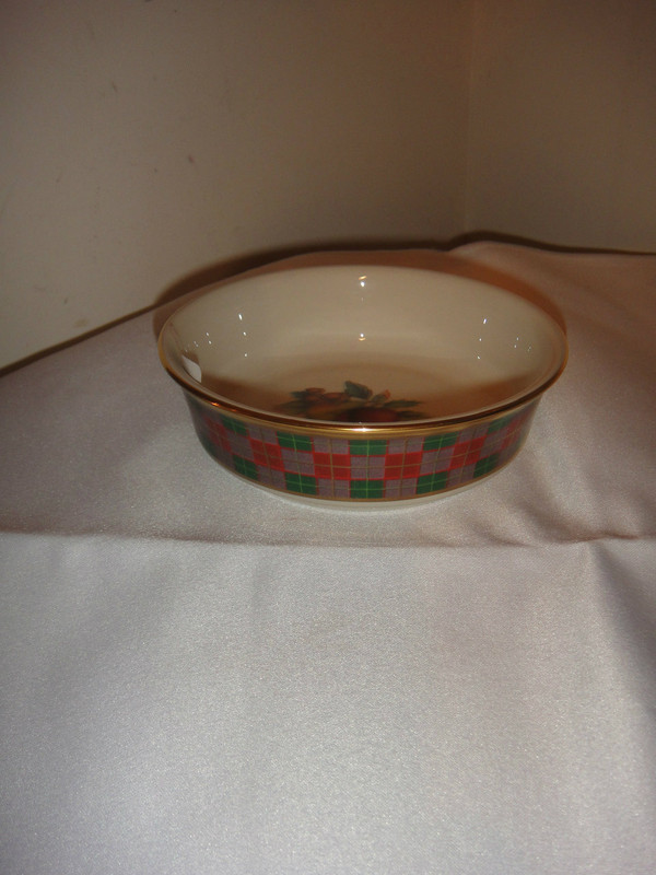 Holiday Tartan Fruit Bowl by Lenox