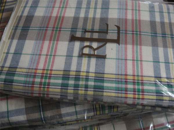 Ralph Lauren Boathouse Madras Plaid 10pc  King Duvet Comforter Cover