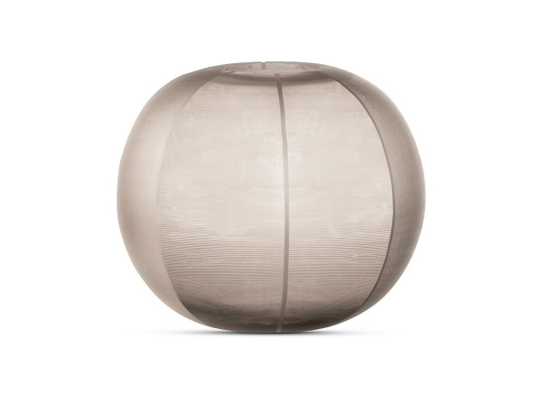 Donna Karan Lenox Artisan Glass, Icicle, Etched Grand Globe Vase