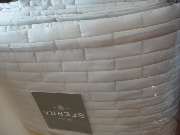 Sferra Sesto King Quilt Grey