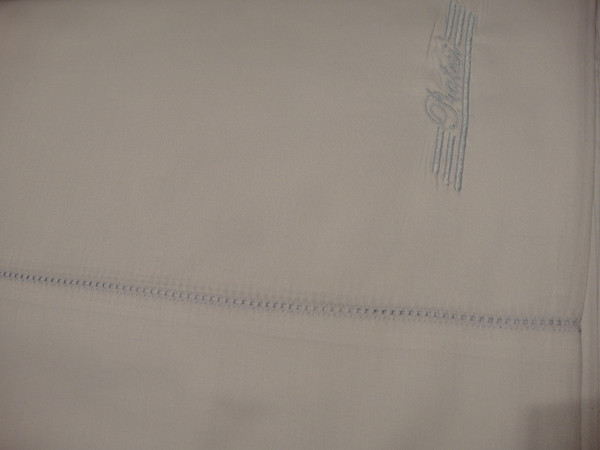 Pratesi Italy Hand Made King Sheet Set Light Blue