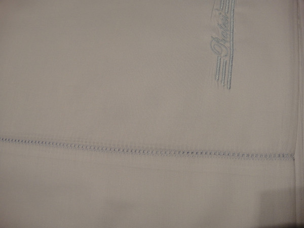 Pratesi Italy Hand Made King Sheet Set Light Blue