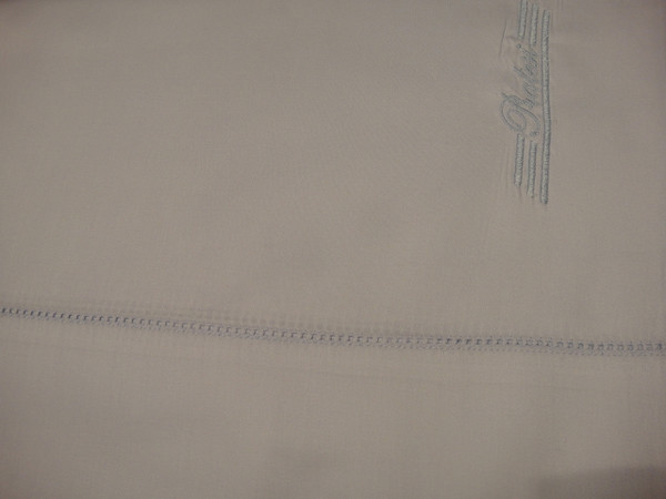 Pratesi Italy Hand Made King Sheet Set Light Blue