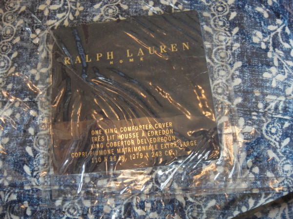 Ralph Lauren Equestrian Cap Ferrat King Duvet Comforter Cover  