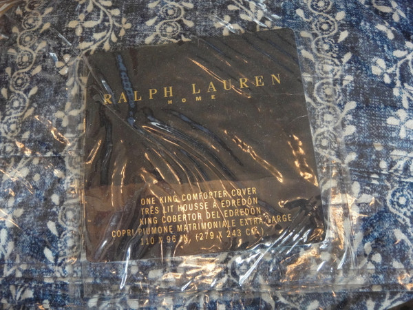 Ralph Lauren Equestrian Cap Ferrat King Duvet Comforter Cover  