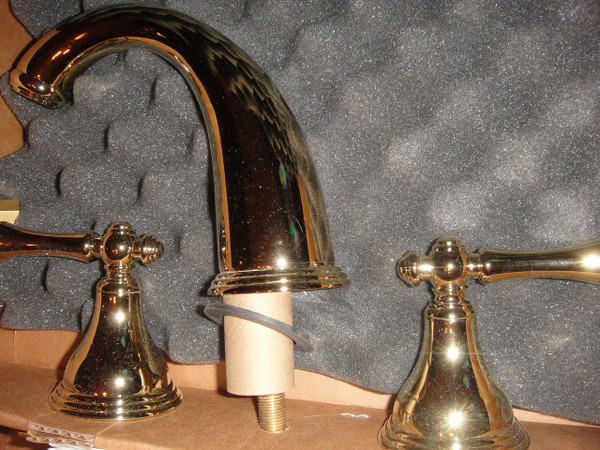 Santec Estate Series 4320 GL23 Black Oro Brass Chadwick Faucet