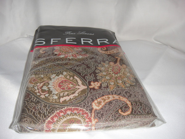 Sferra Edmond Standard Sham Taupe Egyptian Cotton  Sateen New