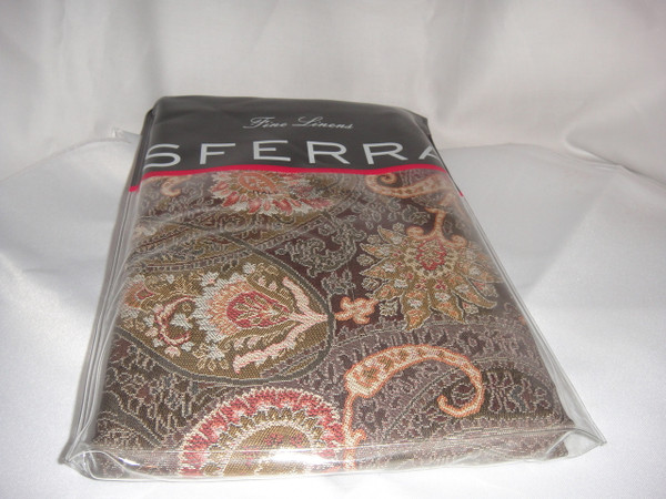 Sferra Edmond Standard Sham Taupe Egyptian Cotton  Sateen New