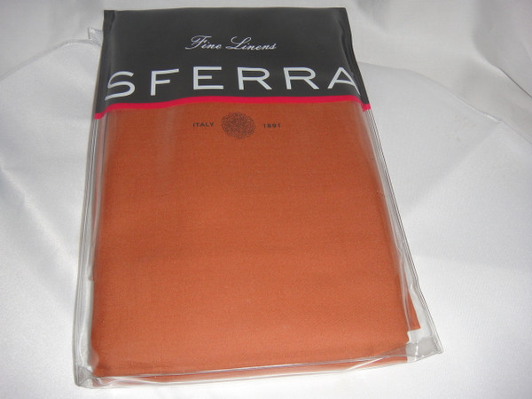 Sferra Celeste 3990 Standard Pillowcases Paprika  