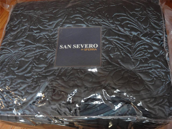 Renee Teal  King Quilt Coverlet & Sham Set by Sferra San Severno 