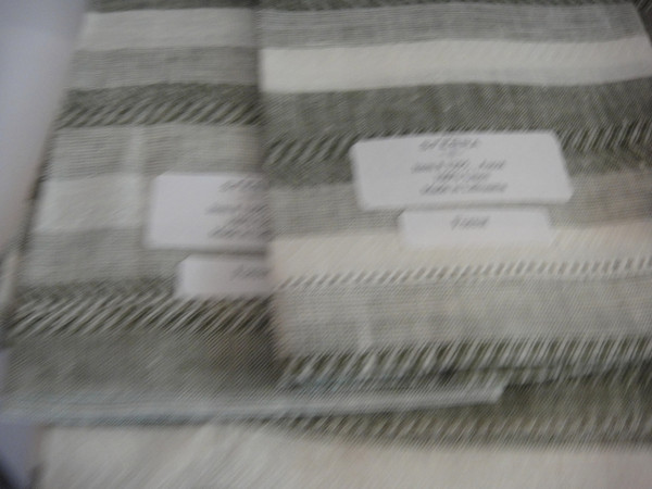 Ascot Set of Four Hemstitched Dinner Napkins by Sferra Forest New