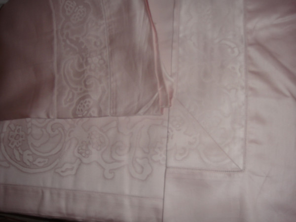 Frette Aix Calliope Bordo Pink Queen Sheet Set FR5190 E2405 New